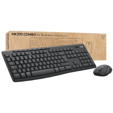 Logitech Wireless Keyboard+Mouse MK370 black f. Bu