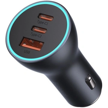 Auto telefona lādētājs Baseus CCJDZ65, USB Type C/