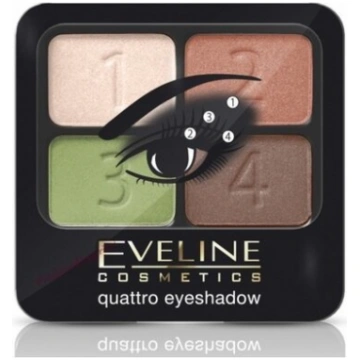 EVELINE Cosmetics Quattro 08 acu ēnas, 8