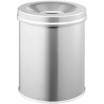 Tērauda atkritumu tvertne DURABLE, sudraba, 15 l