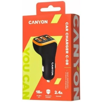 Auto lādētāji Canyon Universal 3xUSB car adapter I