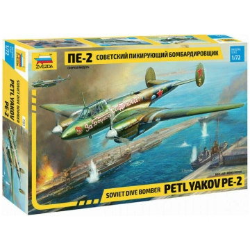 1:72 Zvezda 7283 Soviet Dive Bomber Petlyakov Pe-2