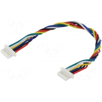 Cable | PIN: 6 | 100mm | 28AWG | JST SH POLOLU 476