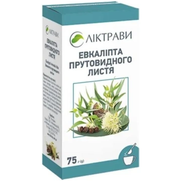 Eikalipta lapu tēja, 75g LIKTRAVI