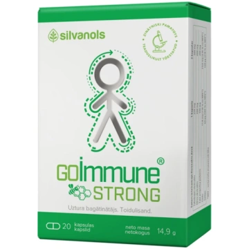 Silvanols GoImmune Strong, 20 kapsulas