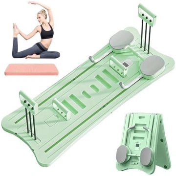 Board Pilates Reformer Board salokāms ar LED skait