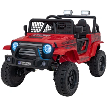 Jeep Offroad sarkans 4x4