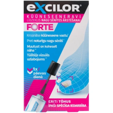 Excilor Forte nagu sēnītes ārstēšanai, 30 ml