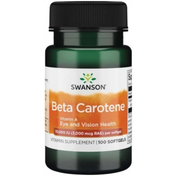 SWANSON Beta Carotene Vitamin A Eye and Vision Hea
