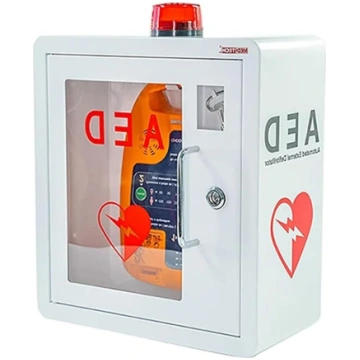 Defibrilatora glabāšanas kaste, AED defibrilatora