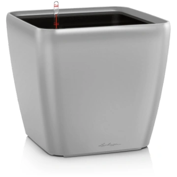 LECHUZA Quadro Premium 28 Silver, 16148