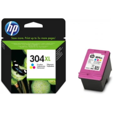 HP304XL krāsains tintes kārtridžs N9K07AE