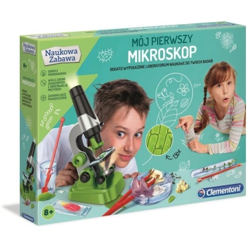 Clementoni Science Play bērnu mikroskops līdz 150×