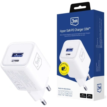Hiper lādētājs pd 33w gan qc4+ pps afc fcp scp usb