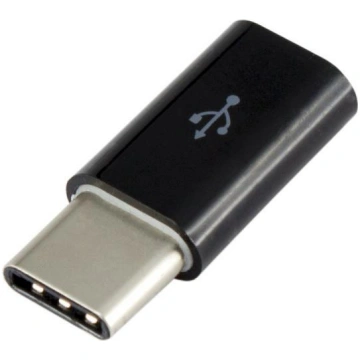 Adapters Sbox Micro USB 2.0 F. -> TYPE C M. Black 