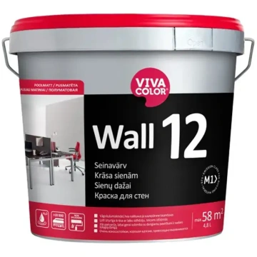 Vivacolor Wall 12 krāsa sienām un griestiem - A , 