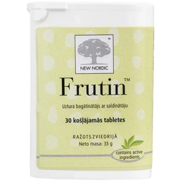 New Nordic Frutin, 30 košlājamas tabletes