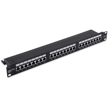 SecurityNET Patch panelis Cat6 UTP 24-Port RJ-45 1