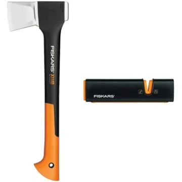 Fiskars šķelšanas cirvis, ar asmeni un transportēš