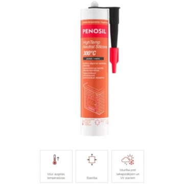 Penosil HighTemp Neutral Silicone 300°C 300ml Neit