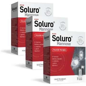 3x Soluro® Mannose (21 paciņa)