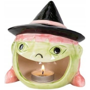 Halloween laterna ragana sveču turētājs maziem tea