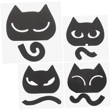 WOONEKY Pack of 4 Kitten Switch Stickers Gaismas s