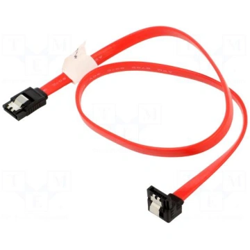 Cable: SATA | SATA plug,SATA plug angled | 0.5m | 