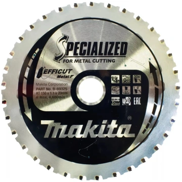 Ripas zāģis Makita B-69325 15 cm metālam