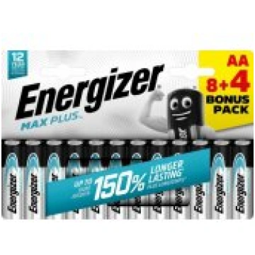 Energizer Max Plus AA 12pcs Baterijas EM011-ENERGI