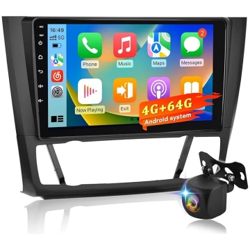 4+64G Android auto radio BMW 1. sērijas E81 E82 E8