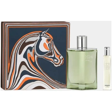 HERMÈS H24 Herbes Vives Gift Set for Men Eau De Pa