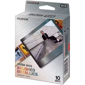 Fujifilm Instax Wide 1x10 Brushed Metal (872009475