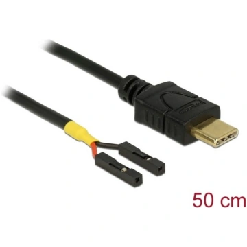 Delock Cable USB Type-C™ male > 2 x pin header fem