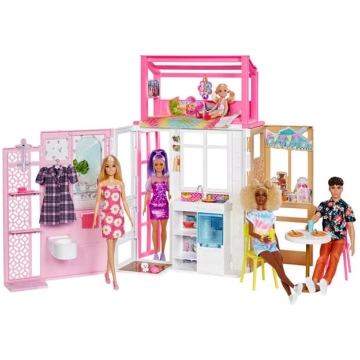 BARBIE VACATION HOUSE DOLL PLAYSET
