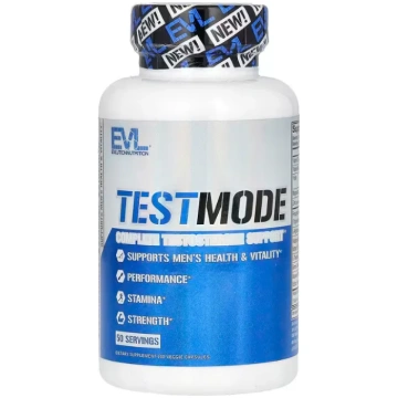Testosterona atbalsts, TestMode, EVLution Nutritio