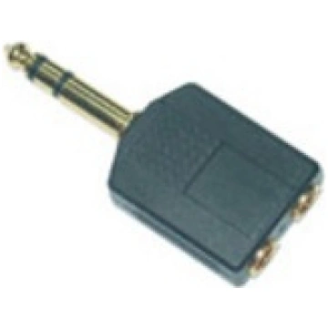 MicroConnect AUDANS Adapter 6.3mm - 2X3.5mm M-F St