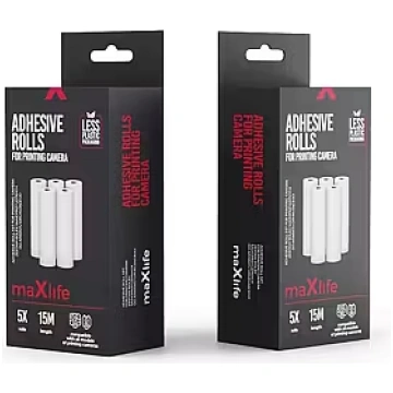 Maxlife Adhesive Roll Set for Printing Camera 3pcs
