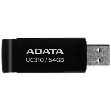 A-data UC310 64GB USB Flash Drive, USB 3.2 Black (