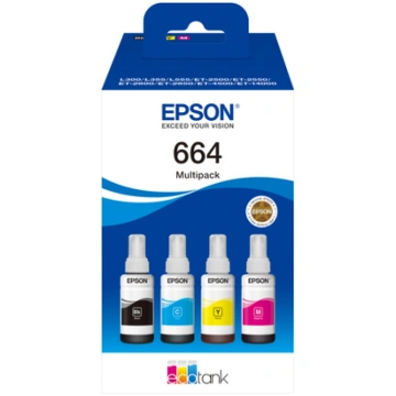 Patrone Epson 664 4er-Pack black + color T6646 | C