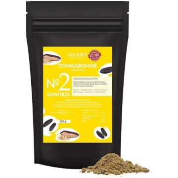 100 g maltu tonkas pupiņu, savvaļā ievāktas (Brazī