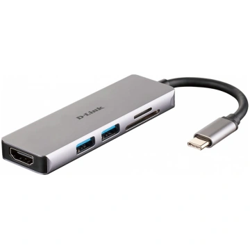 D-Link | 5-in-1 USB-C™ Hub with HDMI and SD/microS