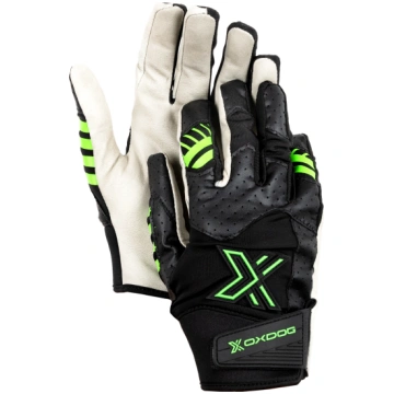 X2 SKIN SR GOALIE GLOVE Black/green Oxdog