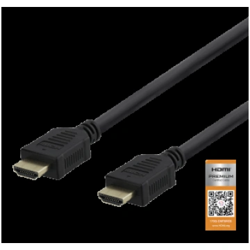 CABLE DELTACO PREMIUM LIELA ĀTRUMA HDMI, 4K UHD, 0