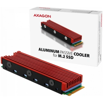 AXAGON CLR-M2 passive - M.2 SSD, 80mm SSD, ALU bod