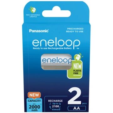 Panasonic eneloop rechargeable battery AA 2000 2BP