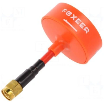 Antenna | red | 12g | SMA | 5.8GHz | 35x62mm | 50Ω