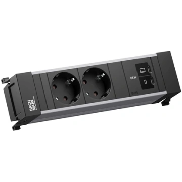 Bachmann POWER FRAME 2xCEE7/3, 1xUSB C/C 65W L=0.2