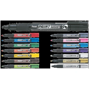Permanentais marķieris Pentel Paint MMP20, 4.0mm, 