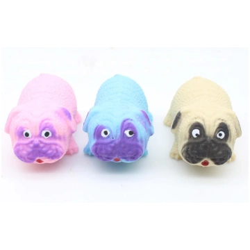 Anti-Stress Toy Pug Dog Squeeze Fidget Toys Tpr Sq